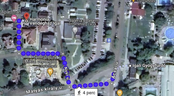 Harmonia Vendeghaz 100 Meterre Az Igali Gyogyfuerdotol Apartamento Exterior foto